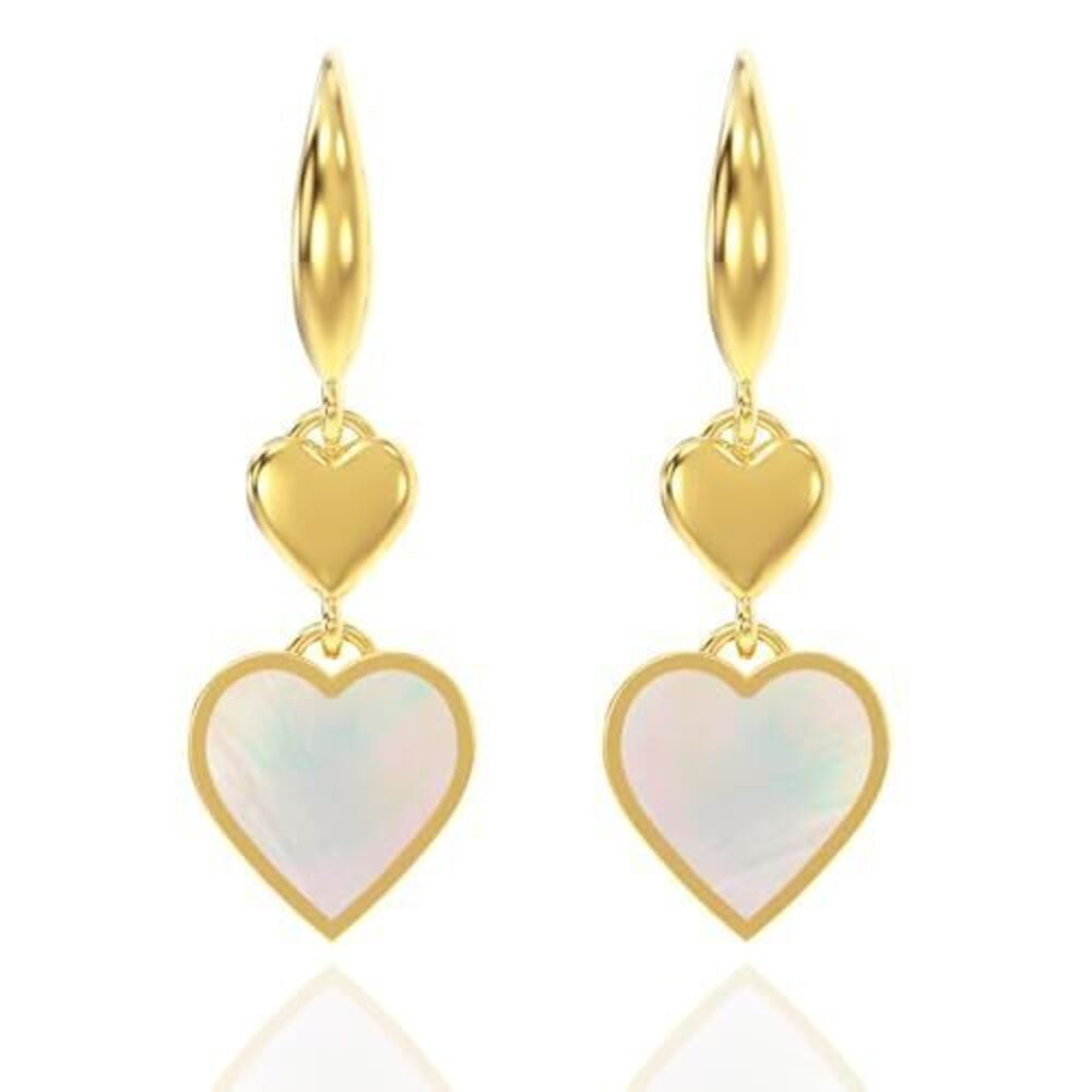 5952 Mother of Pearl Earrings for Mother's Day Gifts in 18K Gold Plated